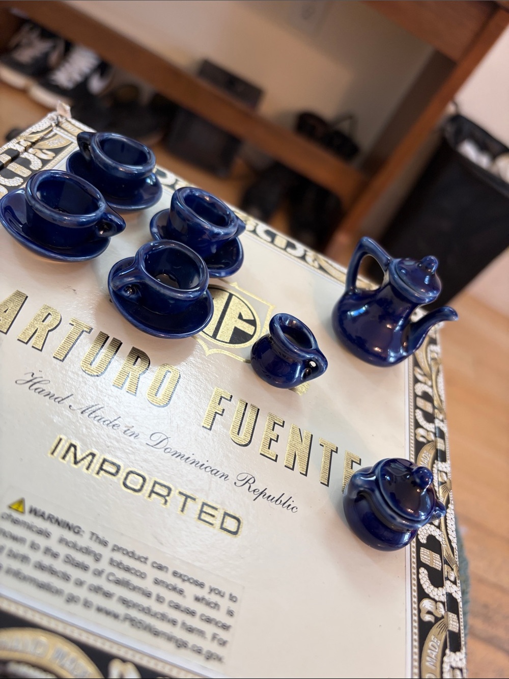 Very Tiny Vintage Play Tea Set